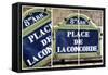 Paris Focus - Place de la Concorde-Philippe Hugonnard-Framed Stretched Canvas