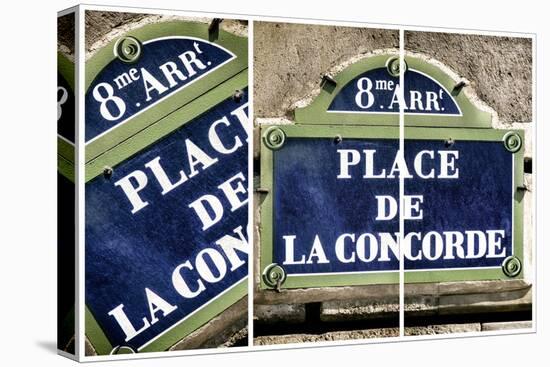Paris Focus - Place de la Concorde-Philippe Hugonnard-Stretched Canvas