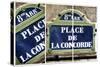 Paris Focus - Place de la Concorde-Philippe Hugonnard-Stretched Canvas