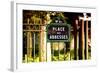 Paris Focus - Place des Abbesses - Montmartre-Philippe Hugonnard-Framed Photographic Print