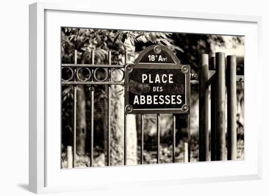 Paris Focus - Place des Abbesses - Montmartre-Philippe Hugonnard-Framed Photographic Print