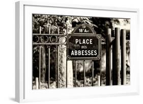 Paris Focus - Place des Abbesses - Montmartre-Philippe Hugonnard-Framed Photographic Print