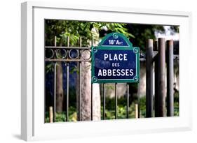 Paris Focus - Place des Abbesses - Montmartre-Philippe Hugonnard-Framed Photographic Print