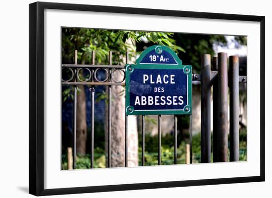 Paris Focus - Place des Abbesses - Montmartre-Philippe Hugonnard-Framed Photographic Print