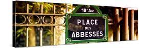 Paris Focus - Place des Abbesses - Montmartre-Philippe Hugonnard-Stretched Canvas