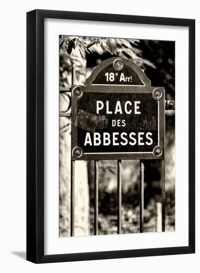 Paris Focus - Place des Abbesses - Montmartre-Philippe Hugonnard-Framed Photographic Print