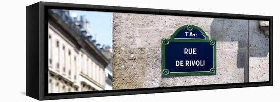 Paris Focus - Rue de Rivoli-Philippe Hugonnard-Framed Stretched Canvas