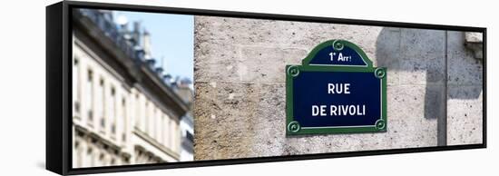 Paris Focus - Rue de Rivoli-Philippe Hugonnard-Framed Stretched Canvas