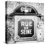 Paris Focus - Rue de Seine-Philippe Hugonnard-Stretched Canvas