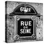 Paris Focus - Rue de Seine-Philippe Hugonnard-Stretched Canvas