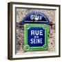 Paris Focus - Rue de Seine-Philippe Hugonnard-Framed Photographic Print