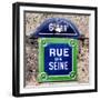 Paris Focus - Rue de Seine-Philippe Hugonnard-Framed Photographic Print