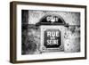 Paris Focus - Rue de Seine-Philippe Hugonnard-Framed Photographic Print