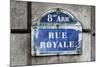 Paris Focus - Rue Royale-Philippe Hugonnard-Mounted Photographic Print
