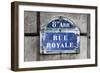 Paris Focus - Rue Royale-Philippe Hugonnard-Framed Photographic Print