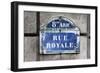 Paris Focus - Rue Royale-Philippe Hugonnard-Framed Photographic Print