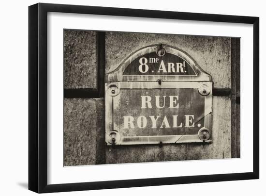 Paris Focus - Rue Royale-Philippe Hugonnard-Framed Photographic Print