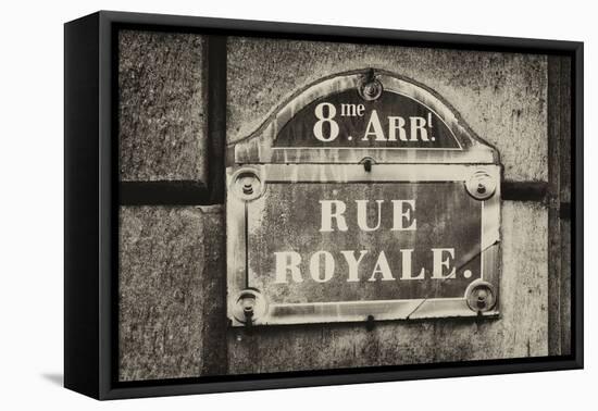 Paris Focus - Rue Royale-Philippe Hugonnard-Framed Stretched Canvas