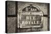 Paris Focus - Rue Royale-Philippe Hugonnard-Stretched Canvas