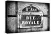 Paris Focus - Rue Royale-Philippe Hugonnard-Stretched Canvas