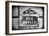 Paris Focus - Rue Royale-Philippe Hugonnard-Framed Photographic Print