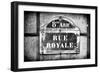 Paris Focus - Rue Royale-Philippe Hugonnard-Framed Photographic Print