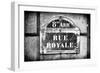 Paris Focus - Rue Royale-Philippe Hugonnard-Framed Photographic Print