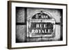 Paris Focus - Rue Royale-Philippe Hugonnard-Framed Photographic Print