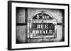 Paris Focus - Rue Royale-Philippe Hugonnard-Framed Photographic Print