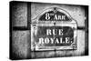 Paris Focus - Rue Royale-Philippe Hugonnard-Stretched Canvas