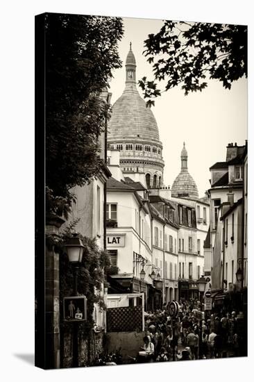 Paris Focus - Sacre-C?ur Basilica - Montmartre-Philippe Hugonnard-Stretched Canvas