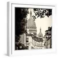 Paris Focus - Sacre-Cœur Basilica - Montmartre-Philippe Hugonnard-Framed Photographic Print