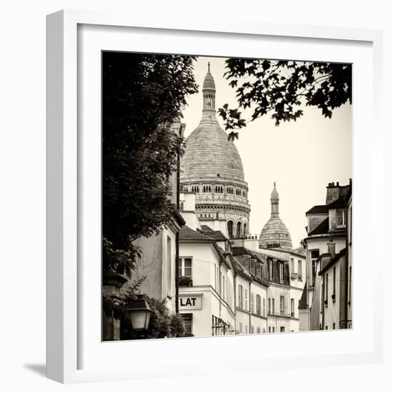 Paris Focus - Sacre-Cœur Basilica - Montmartre-Philippe Hugonnard-Framed Photographic Print