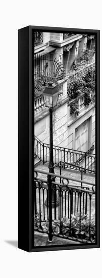 Paris Focus - Stairs of Montmartre-Philippe Hugonnard-Framed Stretched Canvas