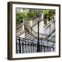 Paris Focus - Stairs of Montmartre-Philippe Hugonnard-Framed Photographic Print