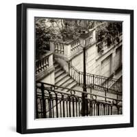 Paris Focus - Stairs of Montmartre-Philippe Hugonnard-Framed Photographic Print