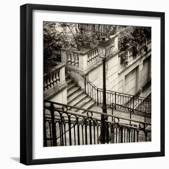 Paris Focus - Stairs of Montmartre-Philippe Hugonnard-Framed Photographic Print