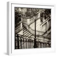 Paris Focus - Stairs of Montmartre-Philippe Hugonnard-Framed Photographic Print