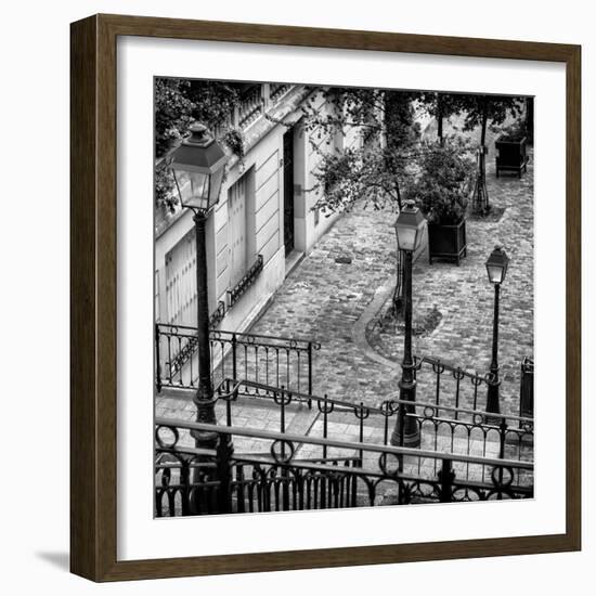 Paris Focus - Stairs of Montmartre-Philippe Hugonnard-Framed Photographic Print