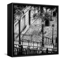 Paris Focus - Stairs of Montmartre-Philippe Hugonnard-Framed Stretched Canvas