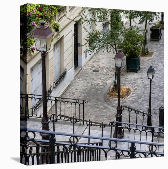 Paris Focus - Stairs of Montmartre-Philippe Hugonnard-Stretched Canvas