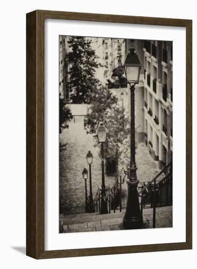 Paris Focus - Stairs of Montmartre-Philippe Hugonnard-Framed Photographic Print