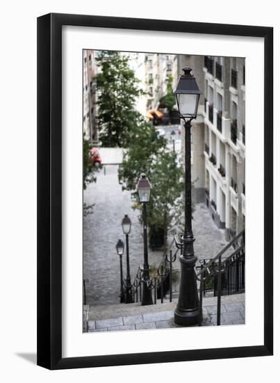 Paris Focus - Stairs of Montmartre-Philippe Hugonnard-Framed Photographic Print