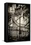 Paris Focus - Stairs of Montmartre-Philippe Hugonnard-Framed Stretched Canvas