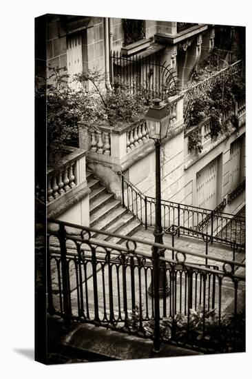 Paris Focus - Stairs of Montmartre-Philippe Hugonnard-Stretched Canvas