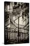 Paris Focus - Stairs of Montmartre-Philippe Hugonnard-Stretched Canvas