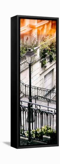 Paris Focus - Stairs of Montmartre-Philippe Hugonnard-Framed Stretched Canvas