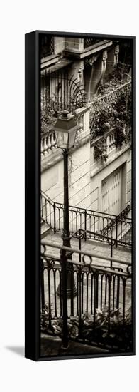 Paris Focus - Stairs of Montmartre-Philippe Hugonnard-Framed Stretched Canvas