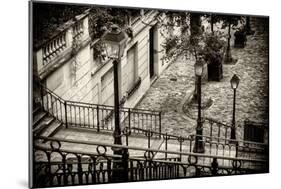 Paris Focus - Stairs of Montmartre-Philippe Hugonnard-Mounted Photographic Print