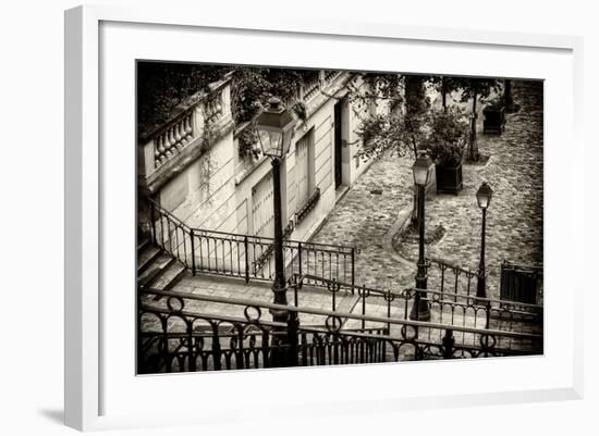 Paris Focus - Stairs of Montmartre-Philippe Hugonnard-Framed Photographic Print